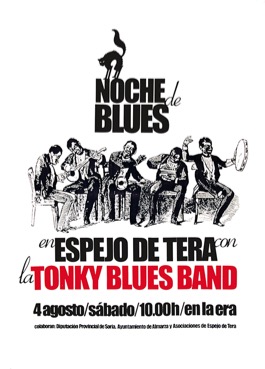 Cartel 2001 - Tonky Blues Band - Espejo de Tera
